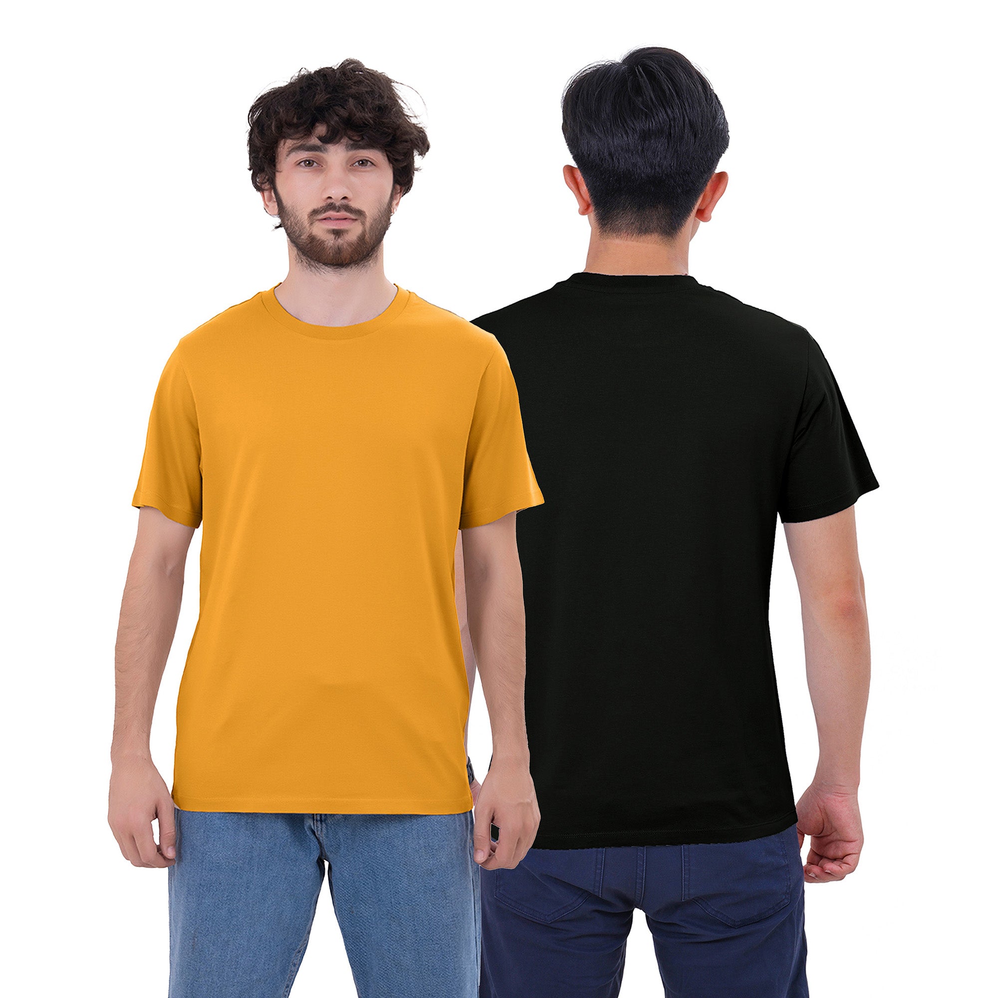 6-Pack 100% Cotton Crew Neck T-Shirts for Men UK – Pre-Shrunk