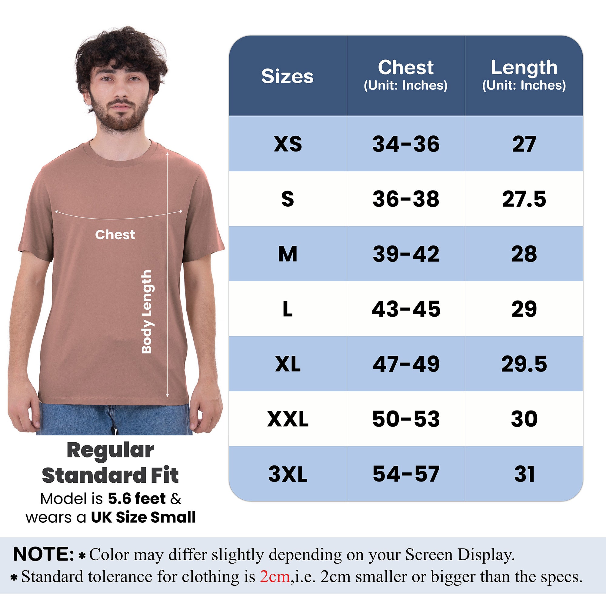 6-Pack 100% Cotton Crew Neck T-Shirts for Men UK – Pre-Shrunk